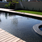 Piscina Proyecto Las Hadas, Diseño: Arq, Rodolfo Solares Construida por Watermania, Supervisión Cdc Antigua.